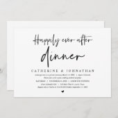 Hochzeitsfeier, glücklicherweise immer nach dem Ab Einladung (Vorne/Hinten)