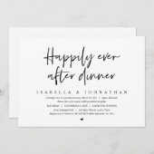 Hochzeitsfeier, glücklicherweise immer nach dem Ab Einladung (Vorne/Hinten)