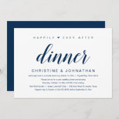 Hochzeitsfeier, glücklicherweise immer nach dem Ab Einladung (Vorne/Hinten)