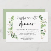 Hochzeitsfeier, glücklicherweise immer nach dem Ab Einladung (Vorne/Hinten)