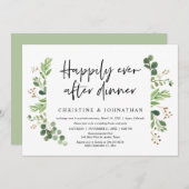 Hochzeitsfeier, glücklicherweise immer nach dem Ab Einladung (Vorne/Hinten)