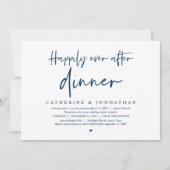 Hochzeitsfeier, glücklicherweise immer nach dem Ab Einladung (Vorderseite)