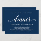 Hochzeitsfeier, glücklicherweise immer nach dem Ab Einladung (Vorne/Hinten)