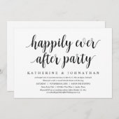 Hochzeitsfeier, glücklicherweise immer nach dem Ab Einladung (Vorne/Hinten)