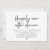 Hochzeitsfeier, glücklicherweise immer nach dem Ab Einladung (Vorderseite)