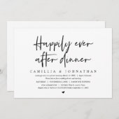 Hochzeitsfeier, glücklicherweise immer nach dem Ab Einladung (Vorne/Hinten)