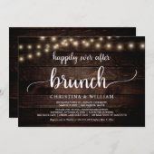 Hochzeitsfeier, glücklicherweise immer nach dem Br Einladung (Vorne/Hinten)