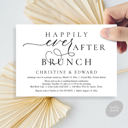 Hochzeitsfeier, glücklicherweise immer nach dem Br Einladung