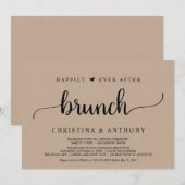 Hochzeitsfeier, glücklicherweise immer nach dem Br Einladung (Vorne/Hinten)