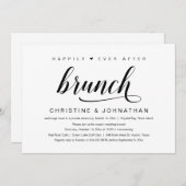 Hochzeitsfeier, glücklicherweise immer nach dem Br Einladung (Vorne/Hinten)