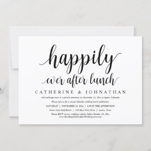 Hochzeitsfeier, glücklicherweise immer nach dem Mi Einladung