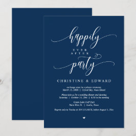 Hochzeitsfeier, glücklicherweise immer nach dem Pa Einladung