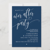 Hochzeitsfeier, glücklicherweise immer nach dem Pa Einladung (Vorderseite)