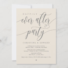 Hochzeitsfeier, glücklicherweise immer nach dem Pa Einladung