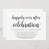 Hochzeitsfeier, glücklicherweise immer nach Feier Einladung (Vorne/Hinten)