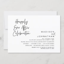 Hochzeitsfeier, glücklicherweise immer nach Feier