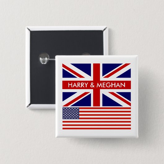 Hochzeitsfeier Harry und Meghan Button (Vorne & Hinten)