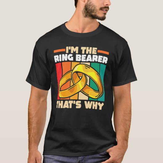 Hochzeitsfeier Ich bin der Träger des Ringes T-Shirt (Vorderseite)