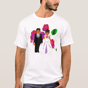 Hochzeitsfeier II "Blütenmädchen" T - Shirt nach M