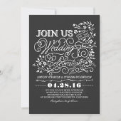 Hochzeitsfeier im Blumengarten Einladung (Vorderseite)