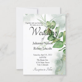 Hochzeitsfeier im Grünen Einladung