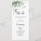 Hochzeitsfeier im Grünen Programm (Vorderseite)