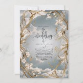 Hochzeitsfeier im Jugendstil Einladung (Vorderseite)