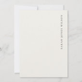 Hochzeitsfeier im Napa-Tal Einladung (Rückseite)