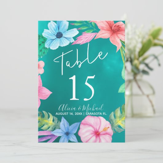 Hochzeitsfeier im Ozean Luau (Stehend Vorderseite)