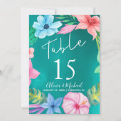 Hochzeitsfeier im Ozean Luau (Rückseite)