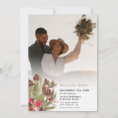 Hochzeitsfeier im Pinienwald Save The Date (Rückseite)