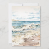 Hochzeitsfeier im Sommer Einladung (Rückseite)