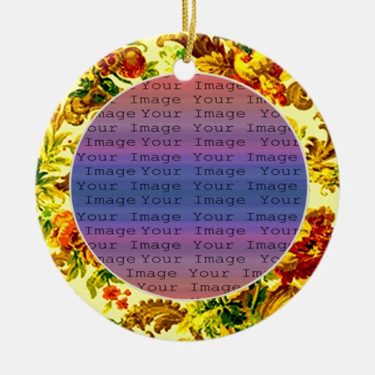 Hochzeitsfeier im Springtime Keramik Ornament (Vorne)