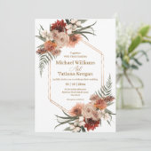 Hochzeitsfeier im Südtessin Einladung (Stehend Vorderseite)