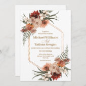 Hochzeitsfeier im Südtessin Einladung (Vorne/Hinten)