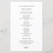 Hochzeitsfeier in Eukalyptus (Rückseite)