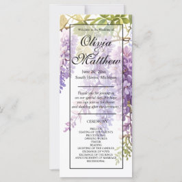 Hochzeitsfeier in lila Wasserfarbe