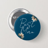 Hochzeitsfeier in Navy Blue und Magnolia Button (Vorne & Hinten)