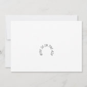 Hochzeitsfeier in Rosa Save The Date (Rückseite)