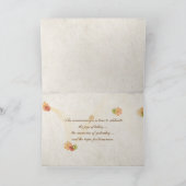 Hochzeitsfeier in Seashell Karte (Innenseite)