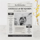 Hochzeitsfeier Karte (Gelbe Blume)