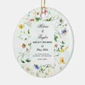 Hochzeitsfeier Keramik Ornament (Links)