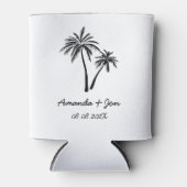 Hochzeitsfeier Liebhaber von Palm Tree Beach Girls Dosenkühler (Vorderseite)