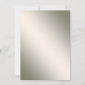 Hochzeitsfeier Lila Rosa Blume Goldene Eleganz Einladung (Rückseite)