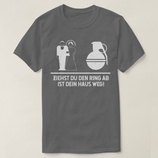Hochzeitsfeier lustig T-Shirt (Design vorne)