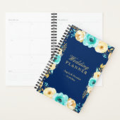 Hochzeitsfeier mit Aquamarinem Goldflorensortiment Planer (Anzeige)