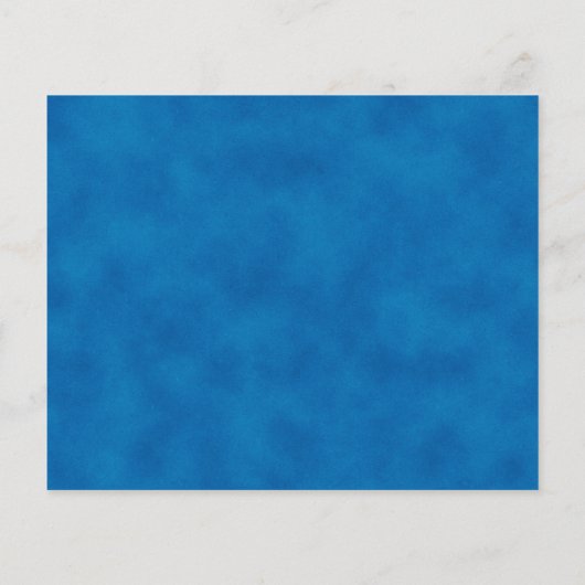 Hochzeitsfeier mit blauem Aquarell für das Menü "N (Rückseite)