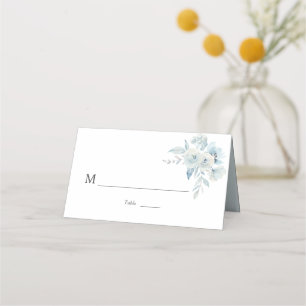 Hochzeitsfeier mit blühenden Blumen Platzkarte