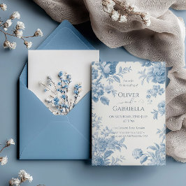 Hochzeitsfeier mit Blumen Einladung