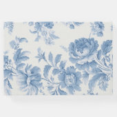 Hochzeitsfeier mit Blumen Gästebuch (Rückseite)